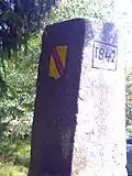 Grenzstein von der badischen Seite