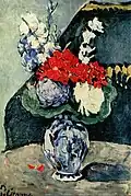 Paul Cézanne: Kleine Delfter Vase mit Blumen, 1873