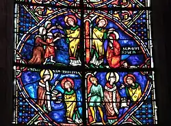 Szenen aus dem Leben des heiligen Laurentius, im 19.&nbsp;Jahrhundert erneuert