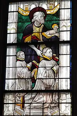 Jean und Martin de Breuil mit Johannes dem Täufer