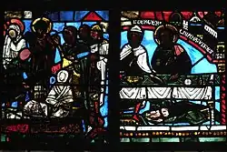 Wiedererweckung des Lazarus, Maria Magdalena salbt Jesus die Füße