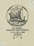 Exlibris für Wilhelm Hans Boysen, 1927