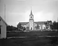 Die Brønnøy-Kirche in den 1930er Jahren