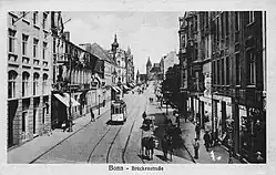 Ansichtskarte der ehemaligen Brückenstraße in Bonn (um 1910)