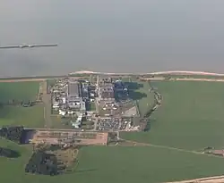 Luftaufnahme des Kernkraftwerks