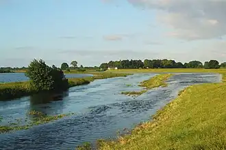Überschwemmungs­flächen der Bramau im Wrister Ortsteil Wurth