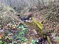 Brandrütibach vor Unterquerung der Brandrütistrasse im mittleren Teil des Tobels
