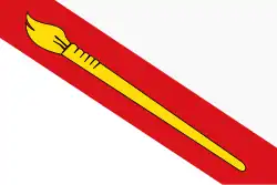Flagge des Ortes Brantgum