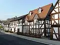 Fachwerkhäuserzeile in der Mittelstraße