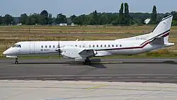 Saab 2000 der Frost Air auf dem Flughafen Braunschweig (August 2024)