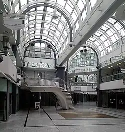 Die Burgpassage: Leerstand seit Mitte 2018