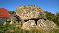 Die Steinkammern des Breddysse (von Süden)