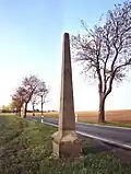 Ganzmeilensäule an der Alten Dresden-Teplitzer Poststraße bei Breitenau