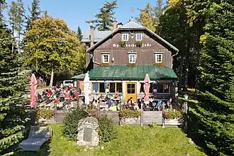 Südwestansicht der Speckbacher Hütte