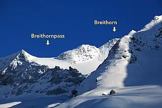 Breithorn vom Simplonpass aus gesehen (2019)