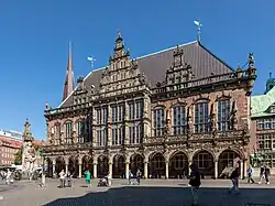 Bremer Rathaus, Sitz des Bürgermeisters und Präsidenten des Senats