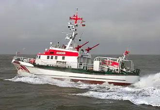 Seenotkreuzer Bremen auf der Nordsee