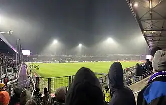 Die Bremer Brücke im Dezember 2023