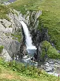 Als Bergbach im Oberlauf im Val Camadra