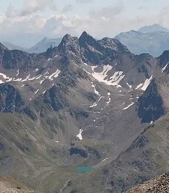 Brentenköpfe vom Bösen Weibl, Blickrichtung Osten