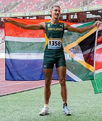 Brian Raats bei den Afrikameisterschaften 2024 in Douala