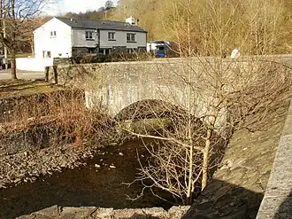 Der Sirhowy River in Argoed