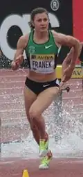 Bridget Franek – als Fünfte in 9:43,09&nbsp;min eigentlich für das Finale&nbsp;qualifiziert