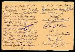 Brief von Lena Christ an Ludwig Thoma (1913)