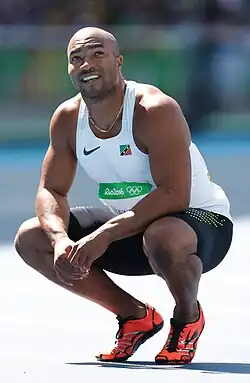 Brijesh Lawrence Rang sechs in 10,40&nbsp;s