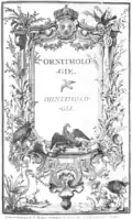 Frontispice der Ornithologie (1760)