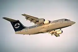 BAe 146-200 der Hamburg Airlines