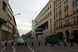 Straßensperrung zur Britischen Botschaft