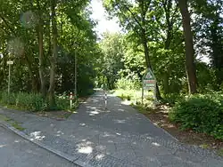 Hochspannungsweg in Berlin-Britz