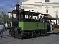 Dampftramwaylokomotive 10 „Caroline“ der Brünner Straßenbahn (1889/Fabriksnummer 2165)