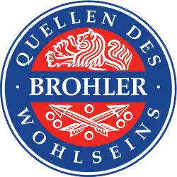 Brohler Quelle; Marke der Tönissteiner Privatbrunnen mit Stammsitz in Brohl-Lützing