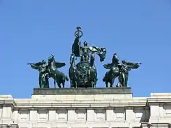 Quadriga auf dem Triumphbogen
