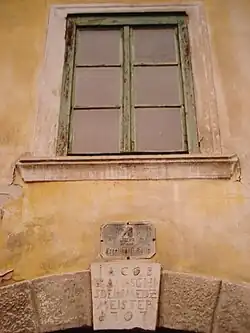 Inschrift 1707, Steinmetz Jacob Grämäschi