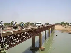 Brücke über den Fluss Logone zwischen Kousséri nach N’Djamena