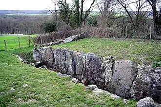 Blick Richtung Zugang und Tal