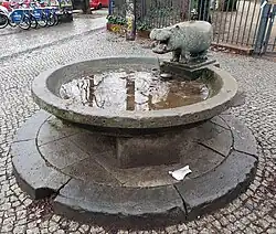 Nilpferdbrunnen, 1978 Berlin-Friedrichshain