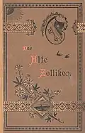 Buchumschlag von «Das alte Zollikon» (1899)