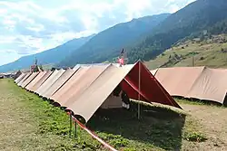 Spatz-Zelte im Bundeslager 2022