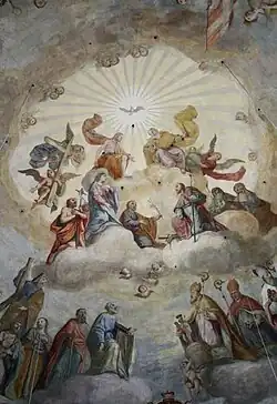 Deckenfresko von Balthasar Mang