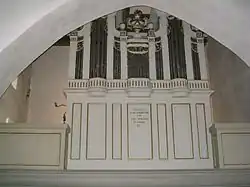 Blick auf die Orgel