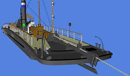 Bugansicht mit Ausleger