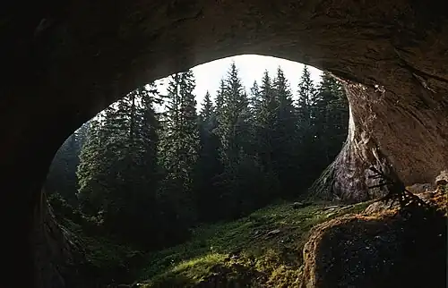 Bulgarien um 1970; die Wundersamen Brücken (Tschudnite Mostowe) in den Rhodopen