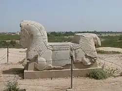 Kapitell in Form von Bullen aus dem Palast von Dareios I.