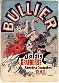 Jules Chéret: Plakat Bullier, 1888