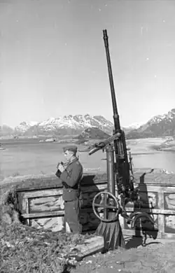 Flak C/30 zum Küstenschutz