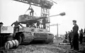 Reparatur eines Panzers&nbsp;VI (Tiger&nbsp;I)